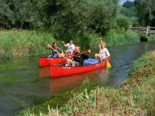 canoeing on the river Lauter